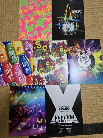 WEST. 라이브 투어 초회판 48P 소책자