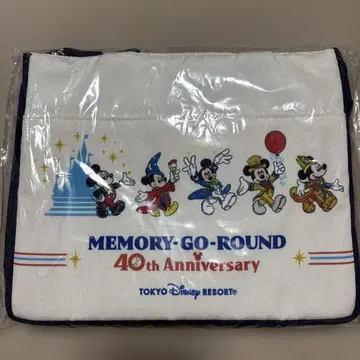새상품 디즈니 리조트 40주년 메모리 고 라운드 런치 케이스
