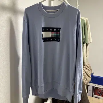 TOMMY JEANS 라이트 블루 트레이닝복 XL