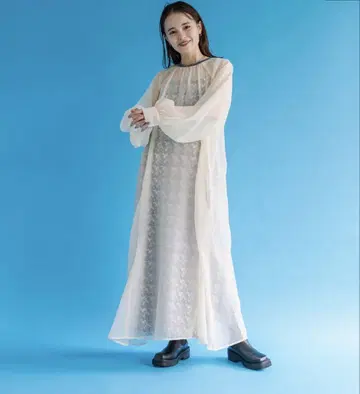 mystic 모리카와 기획 시어 레이어드 원피스