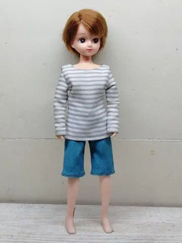 핸드메이드 캔버스 숏 팬츠 브라이스 리카짱