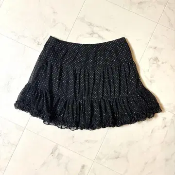 도트 프릴 스커트 헤이세이