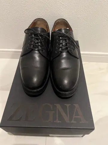 ZEGNA 블랙 드레스 신발