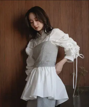 mideal 스팽글 뷔스티에, 타이트 스커트