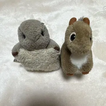 야마네 공방 모몽가 다람쥐 봉제 인형 레트로