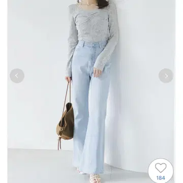 ORGANICS 부츠 컷 데님 snidel 택 포함 새상품