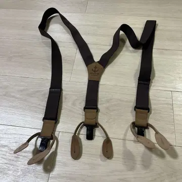 브라운 Y자형 서스펜더