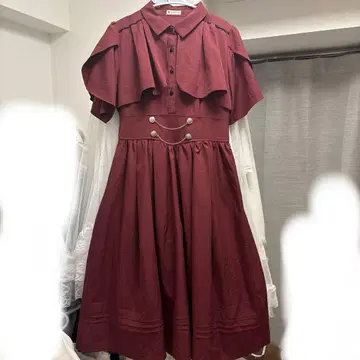 [axes femme] 엑시즈팜 체인 하이웨스트 원피스 빨간색