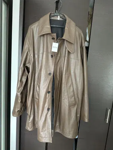 CCU 가죽 자켓 cow skin
