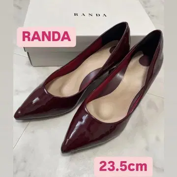 RANDA 에나멜 스틸레토 펌프스 힐
