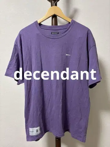 DESCENDANT 퍼플 티셔츠 사이즈 2