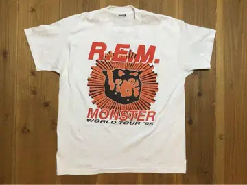 R.E.M. MONSTER 티셔츠 락 밴드 구제 의류 락 밴드