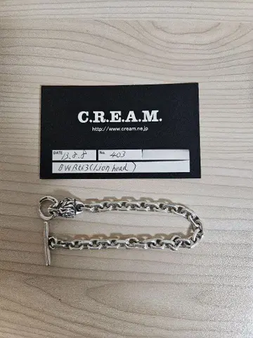bwl 라이온 헤드 팔찌 약 20cm