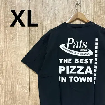 구제 의류 티셔츠 블랙 아메카지 반팔 여름옷 Pats PIZZA