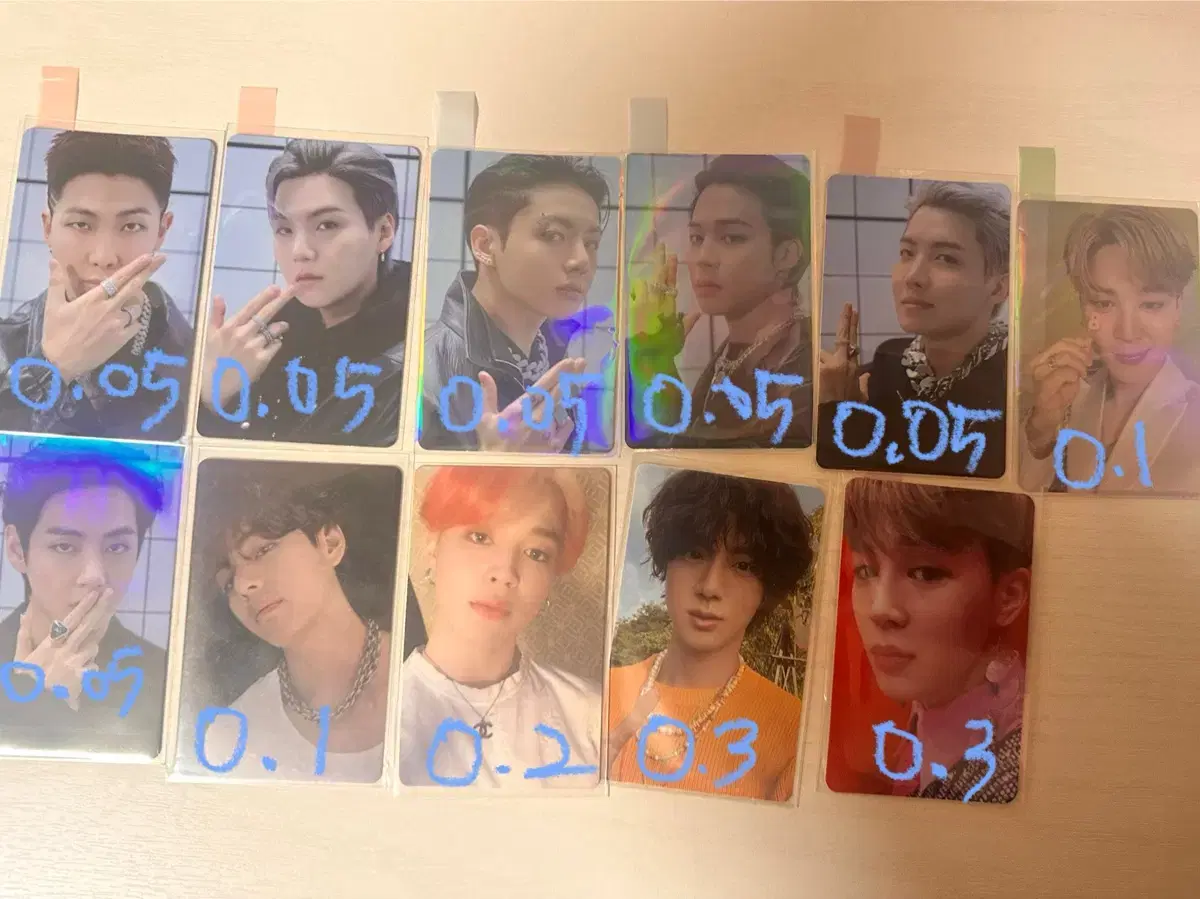 급처)방탄 포카 양도