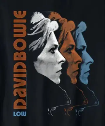 데이비드 보위 티셔츠 David Bowie 그램 락 레어