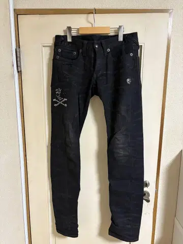 프랜시스 토목스 데님 블랙 스컬