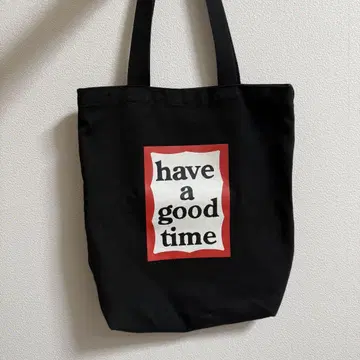 have a good time 토트백 블랙