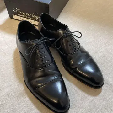 프랑코루치 천연 가죽 신발 블랙 26cm