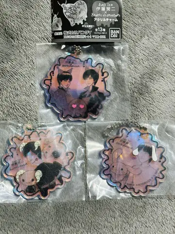 가챠 이토 준지 산리오 캐릭터즈 아크릴 참 미소년 세트