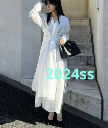 24SS 클레인 2웨이 스트라이프 원피스