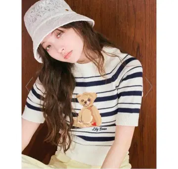 LILY BROWN Lily Bear 하트 모티브 니트