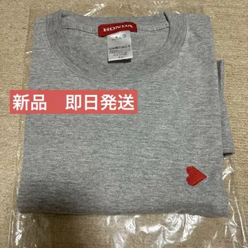 신상품 혼다 하트 로고 티셔츠 그레이 XL 킹프리