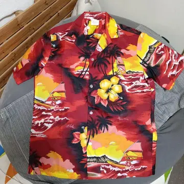 Kalena Fashions 폴리아로하 셔츠 made in hawaii