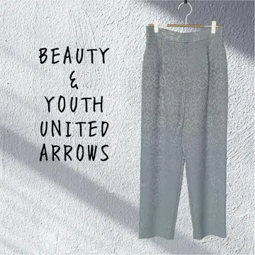 BEAUTY & YOUTH UNITED ARROWS 꽃무늬 와이드 팬츠