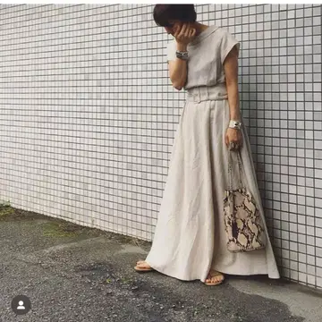 maison de R 린넨 맥시 원피스