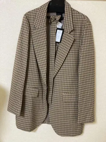 뮤닉 자켓 체크