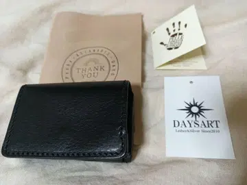 DAYSART 컴팩트 3단 폴더형 동전 지갑이 있는 미니 지갑 블랙