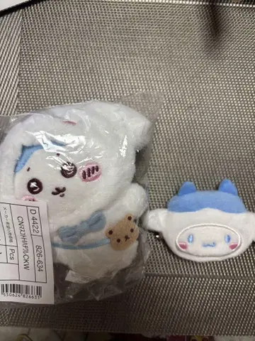 산리오 치이카와 콜라보 마스코트 & 헤어 클립 세트