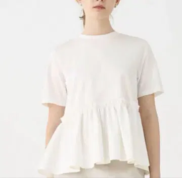 투모로우랜드 Ballsey 티셔츠 저리 콤비 페플럼 풀오버