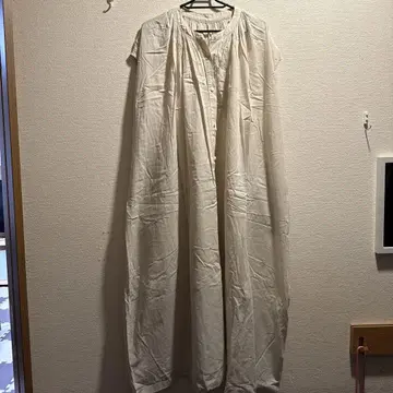 보일 개더 프렌치 슬리브 원피스