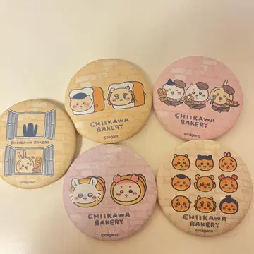 치이카와 베이커리 캔뱃지 5개 세트