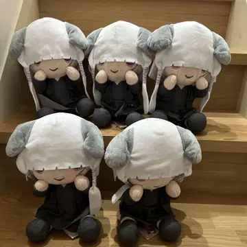 진천지개벽 집단 지그재그 산리오 L 봉제 인형 5개 세트