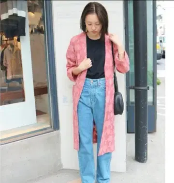 이에나 자카드 가디건