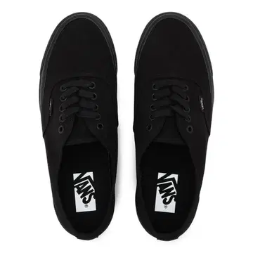 VANS 블랙 로우 컷 스니커즈