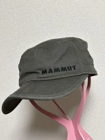 MAMMUT 카키 워크 캡