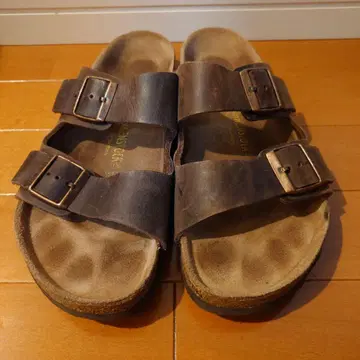 버켄스탁 샌들 애리조나 남성용 브라운 27.0cm