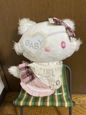챠미 키티 BABY 키타데 나나 콜라보 봉제 인형