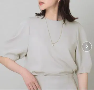 언타이틀 블라우스 상의 네이비 미사용 새상품 사이즈 2