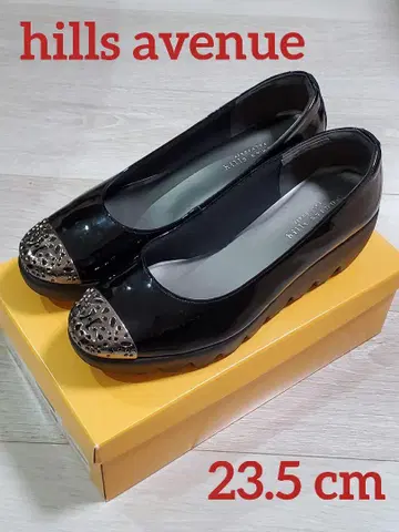 힐즈 애비뉴 투 메탈 고급스러운 웨이브 밑창 펌프스 23.5cm