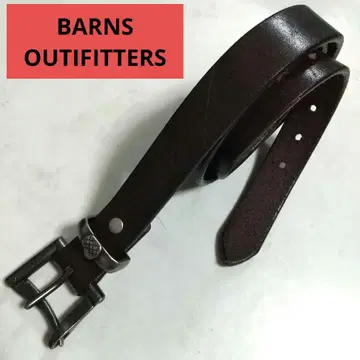 BARNS OUTIFITTERS 반스 두꺼운 가죽 세련된 버클 벨트
