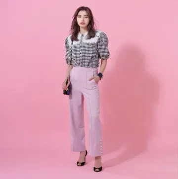 chesty 체스티 린넨 라이크 와이드 팬츠
