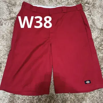 디키즈 하프 팬츠 42283 사이즈 W38 영어 레드