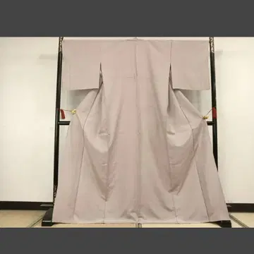 단옷 명주 얇은 벚꽃색 순수 실크 무지