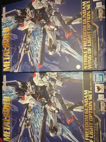 METAL BUILD 스트라이크 프리덤 빛의 날개 옵션 세트 2개 세트