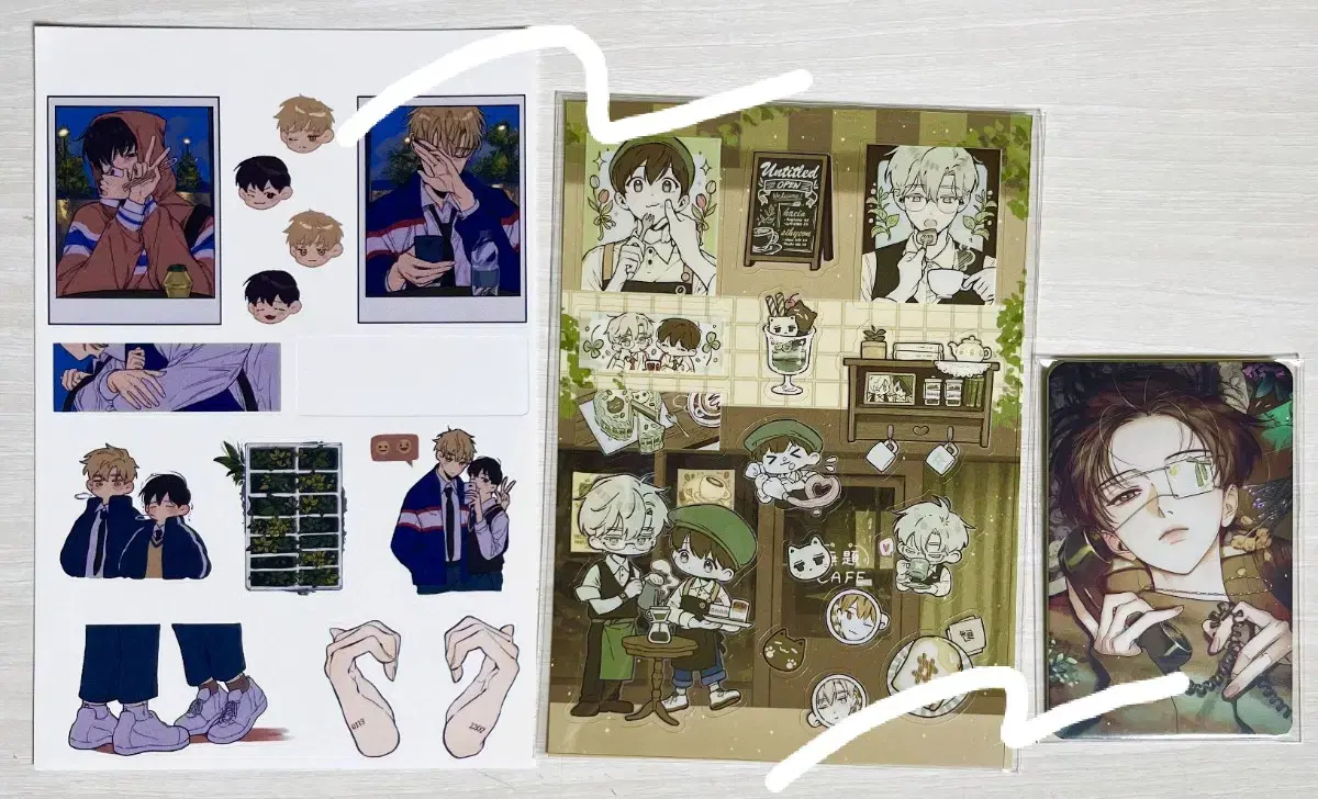 Full Bread's Untitled Mail Order Sticker Poca Postcard Novel Debut or Die BL l Pre-order Benefit